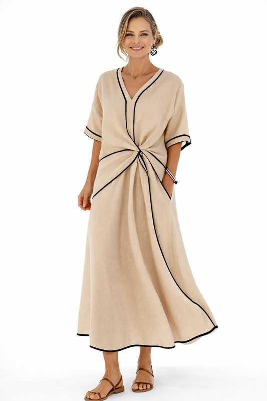 Liora | Women’s Wrap Style Midi Dress