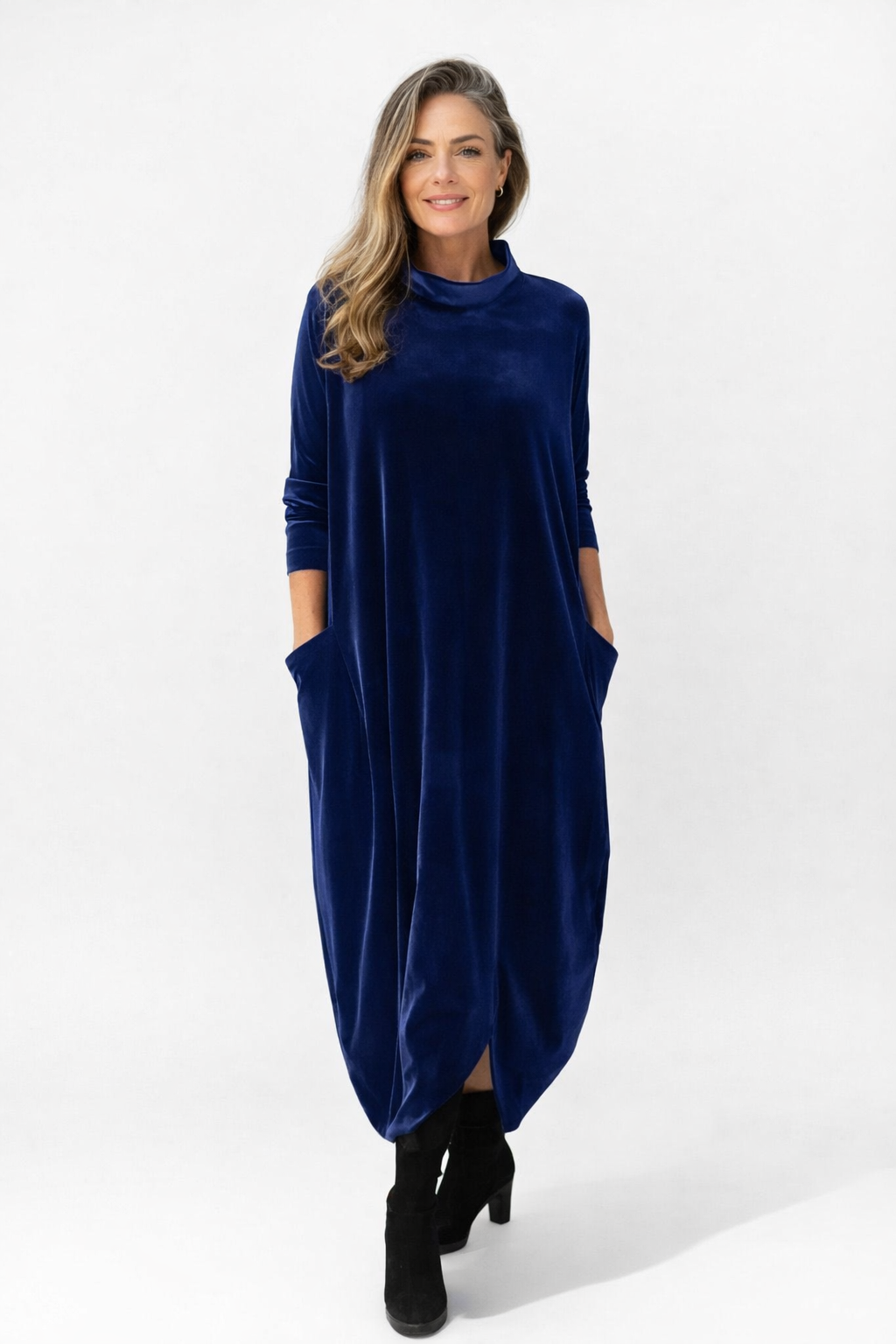 Serena | Women’s Long Sleeve Oversized Maxi Dress
