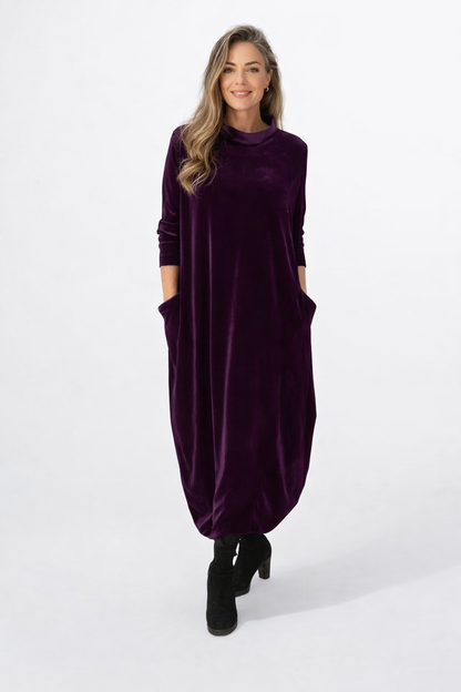Serena | Women’s Long Sleeve Oversized Maxi Dress